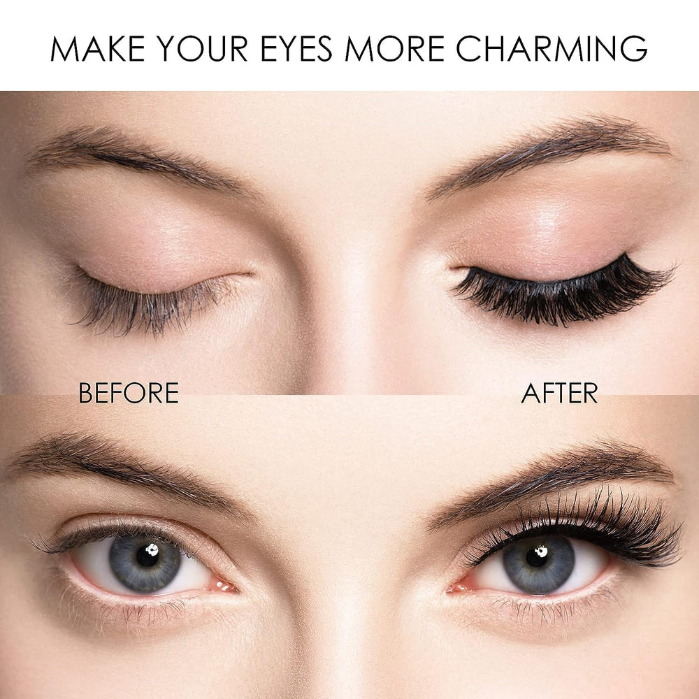 HANASCAR lashes feature a magnetic strip that helps stay put through daily activities