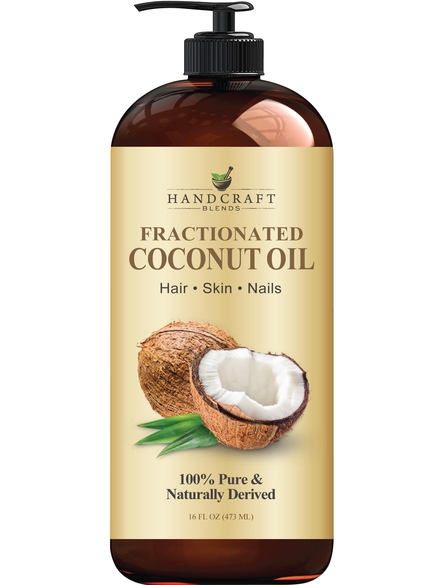 Handcraft Blends 16 oz bottle front view showing branding and clean packaging benefit
