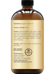 Handcraft Blends close-up label image highlighting USDA organic and hexane-free benefits