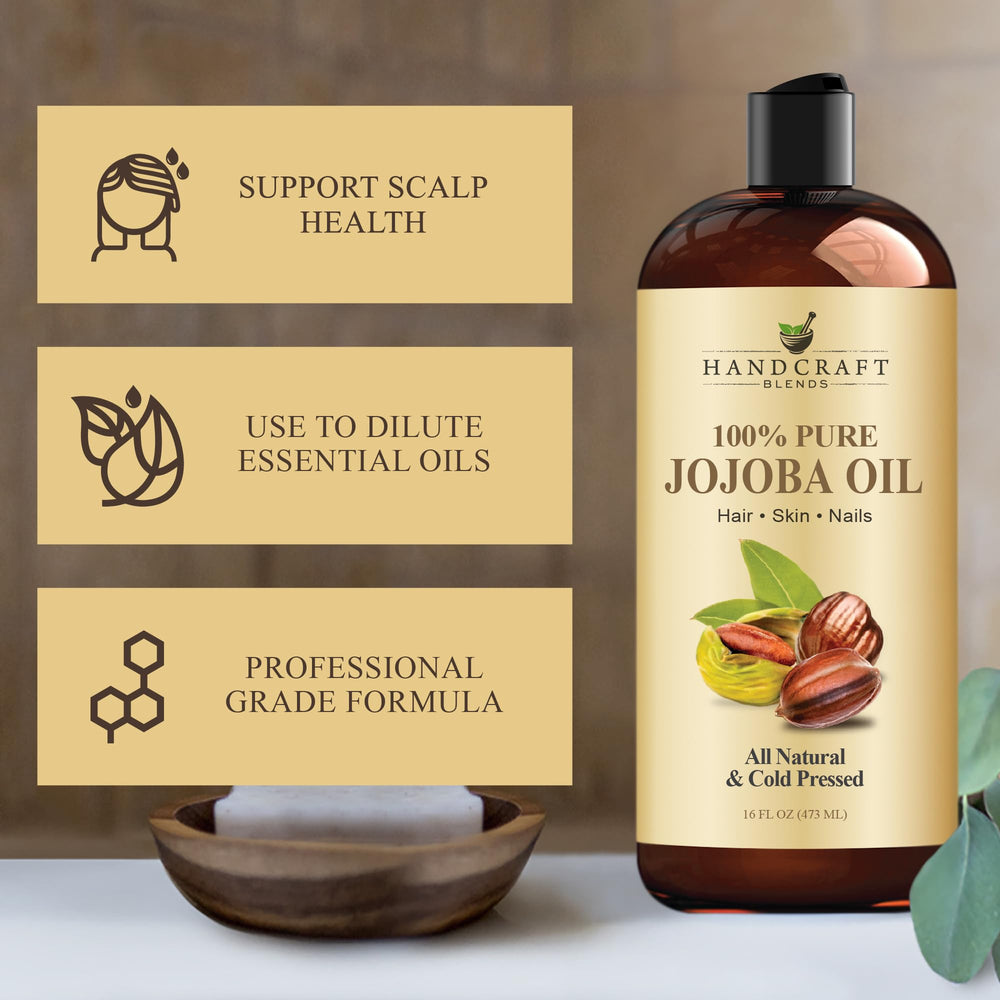 Handcraft Blends jojoba oil used with gua sha tool providing glide during facial massage