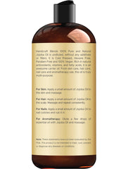 Handcraft Blends jojoba oil pouring stream showing smooth texture and easy application