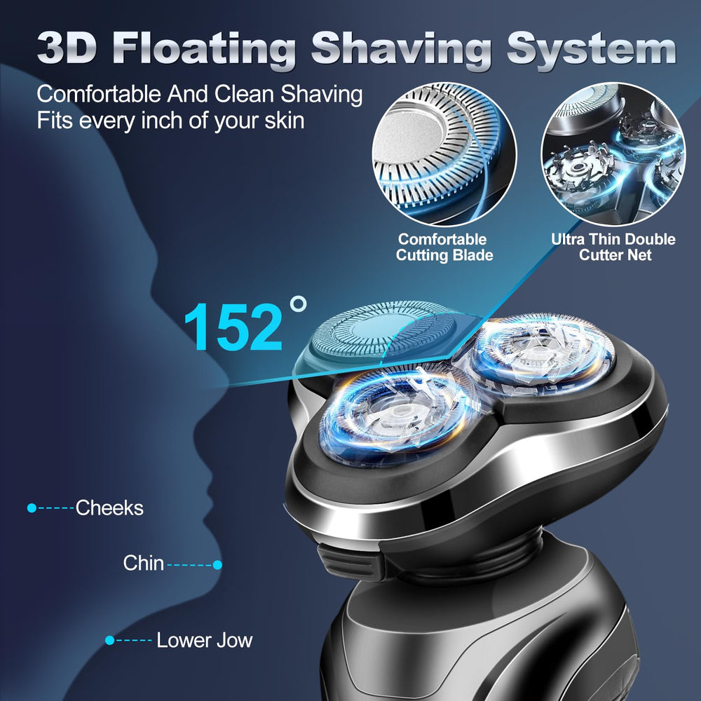 Handsomeface razor wet-dry shaving with foam or gel for comfortable grooming.