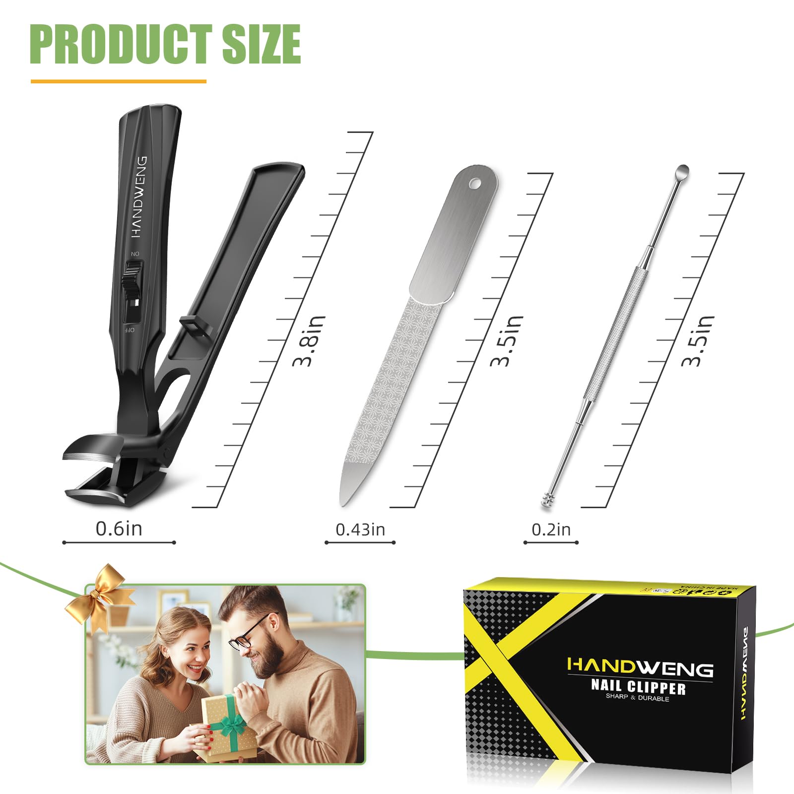 HANDWENG gift-ready packaging makes stocking stuffers for men or women.