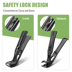 HANDWENG long-handle toenail clippers reduce effort and improve balance during trimming.