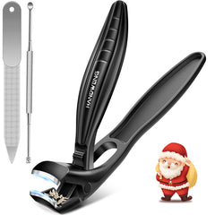 HANDWENG angled-head toenail clippers for easy thick-nail trimming