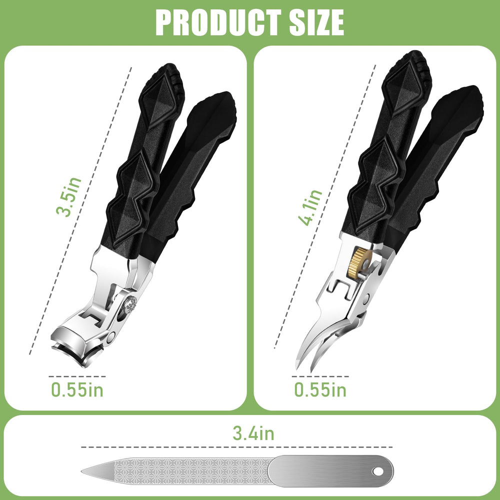 HANDWENG precision blades provide smooth, clean trims on thick nails.