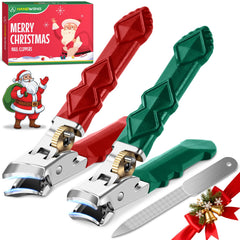 HANDWENG wide-opening toenail clippers deliver easy trims for thick nails.