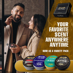 Handy Hound Occo Bobbo travel-size tins in hand for easy carry