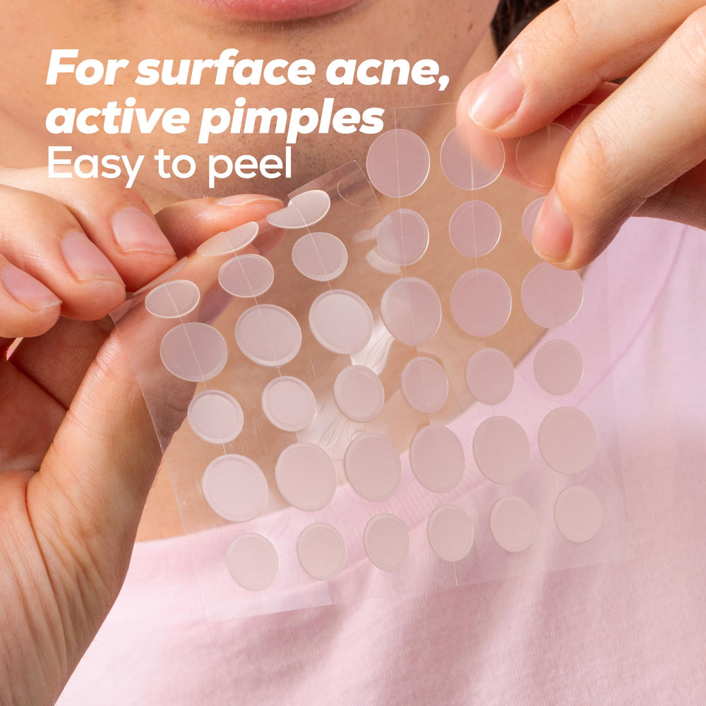 HANHOO blemish patch absorbing fluid demonstrates gunk drawing.