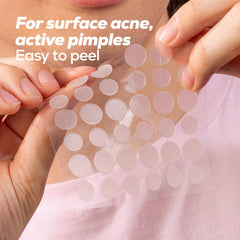 HANHOO blemish patch absorbing fluid demonstrates gunk drawing.