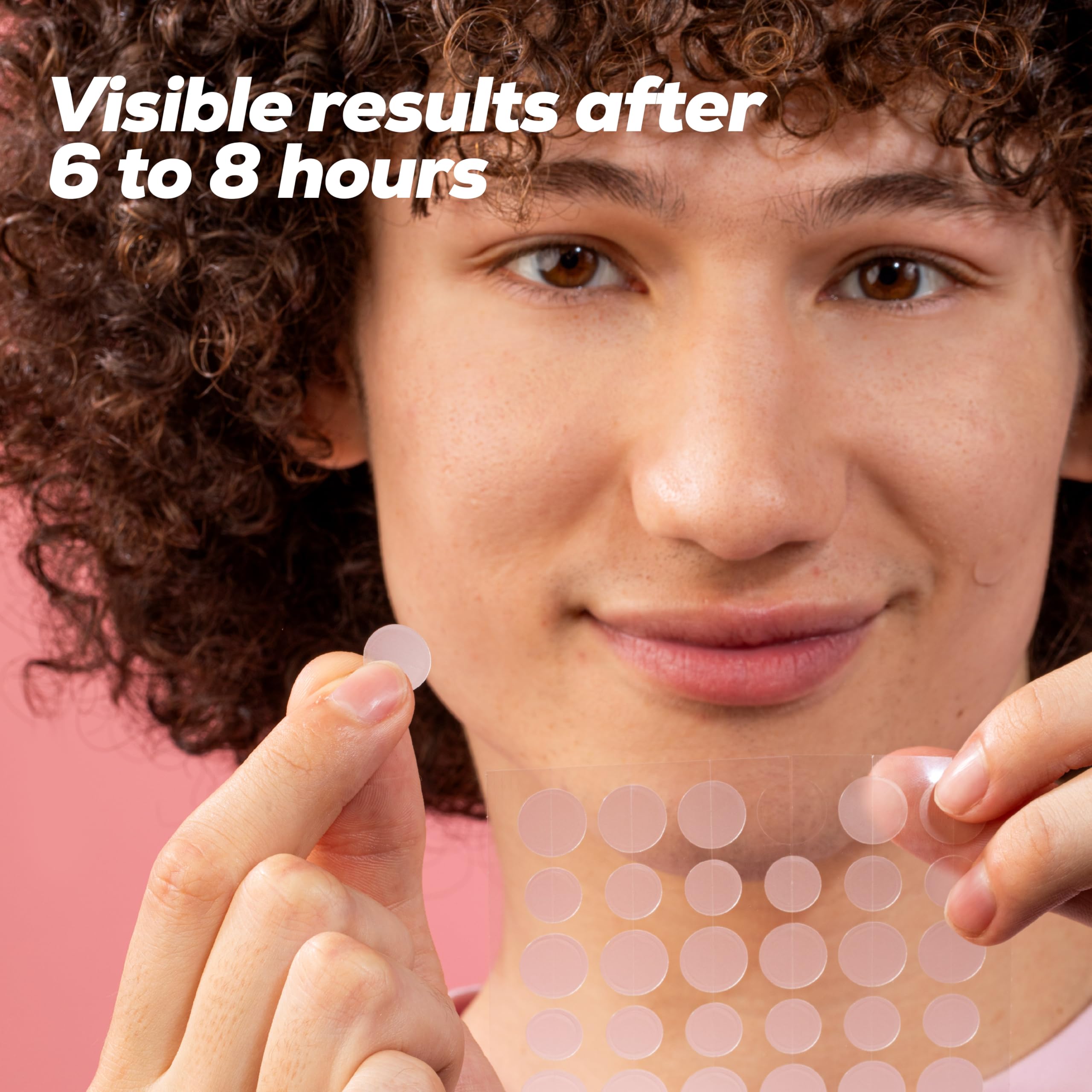 HANHOO translucent patch blends with skin tones.