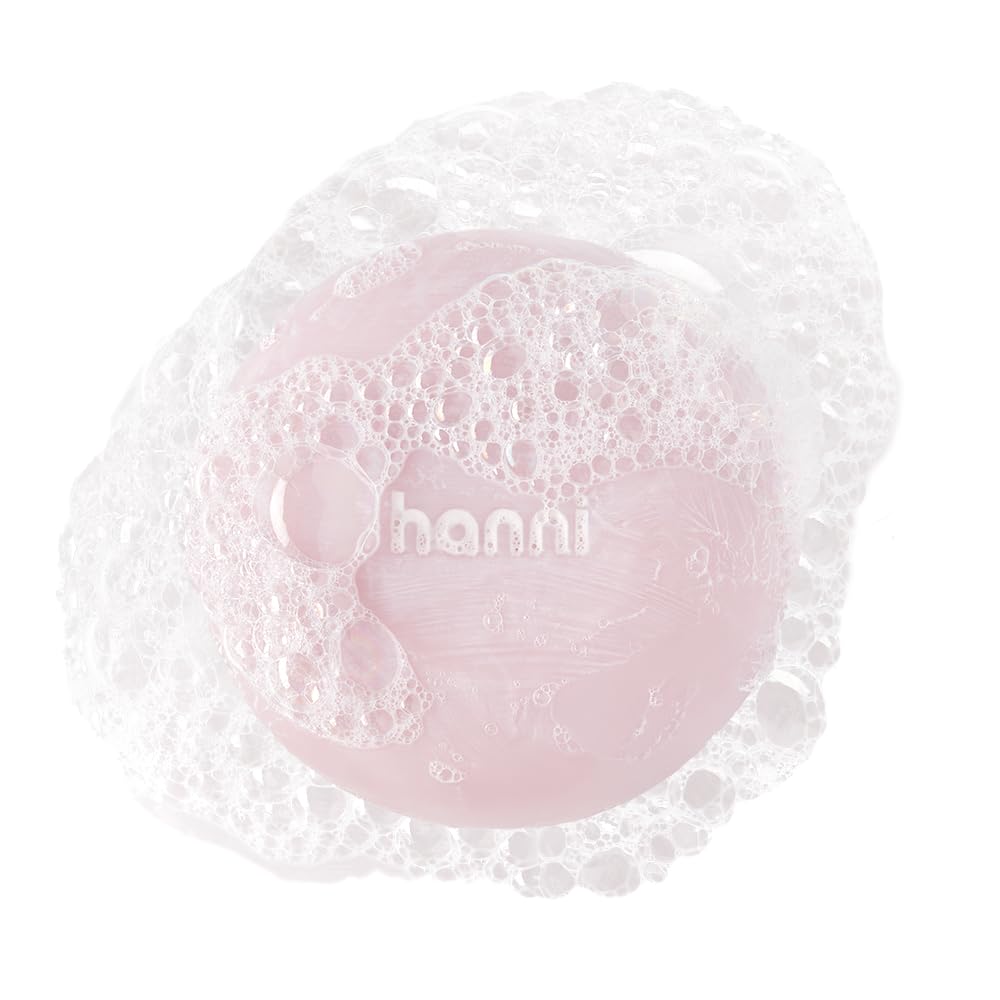 HANNI Cocoon Cleanse bottle highlights hydrating, soap-free cleansing for sensitive skin.