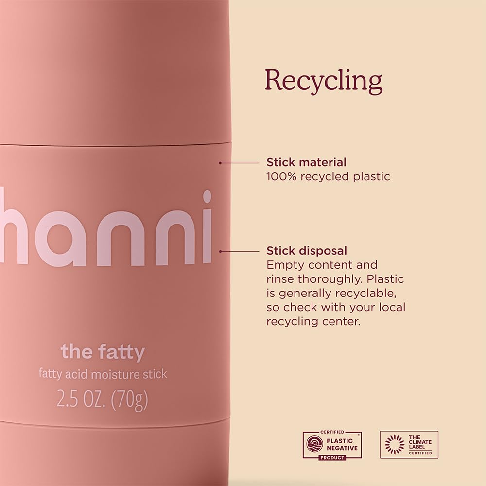 HANNI Fatty Stick FSC packaging with recyclable materials.