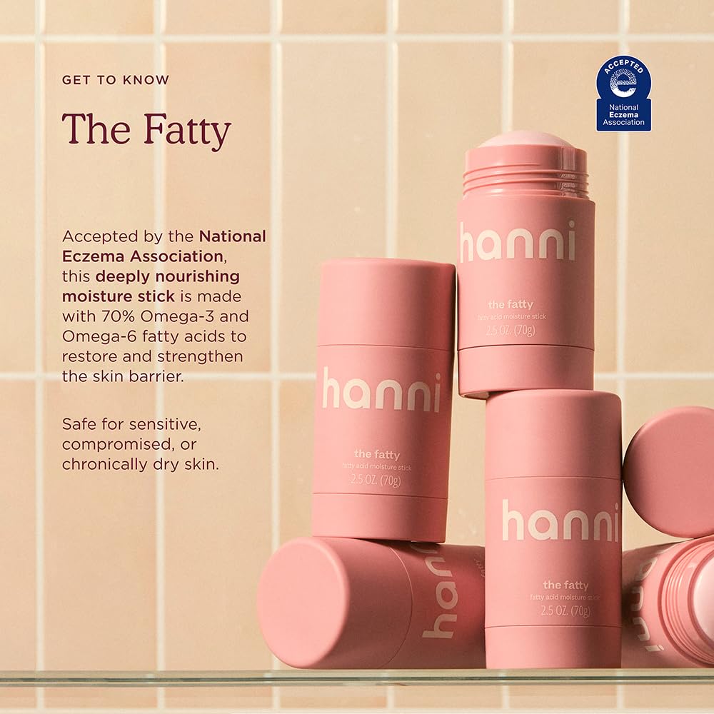 HANNI Fatty Stick on-the-go hydration with mess-free application.