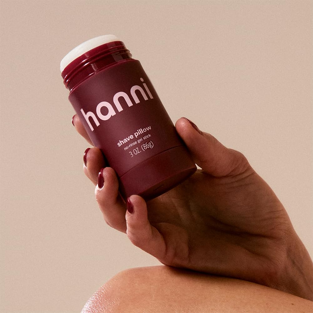 HANNI Shave Pillow packaging demonstrates travel-friendly design