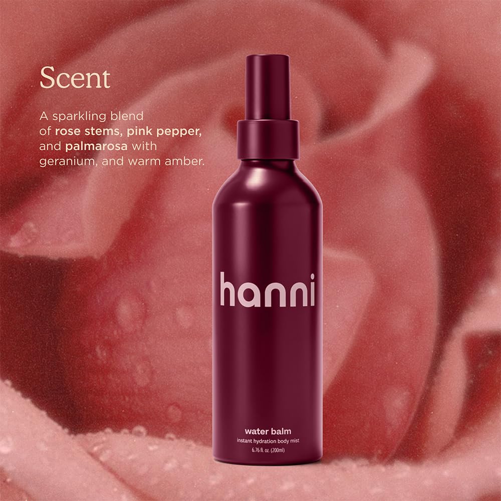 HANNI Water Balm aluminum bottle packaging highlights sustainability