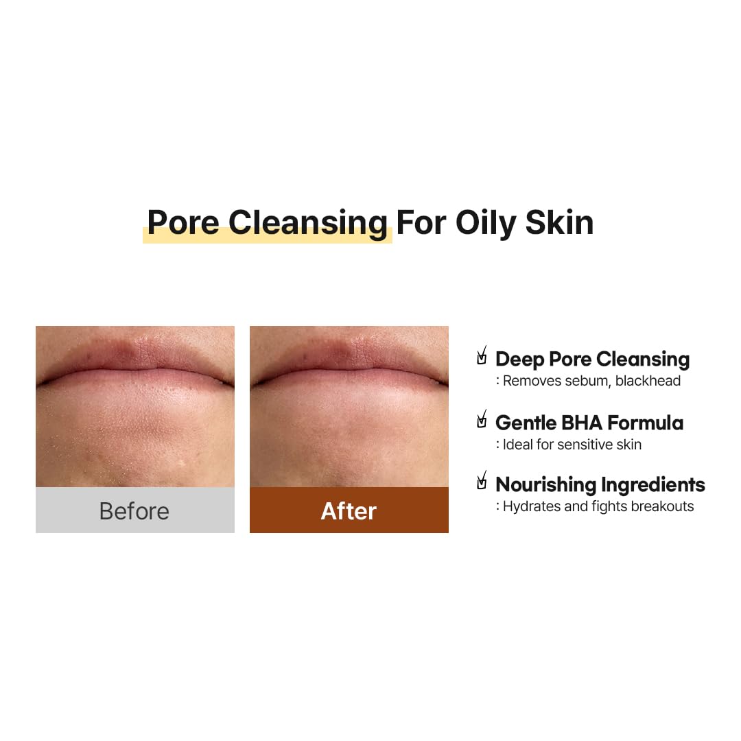 Hanskin BHA Pore Cleansing Oil with olive and jojoba oils for hydration