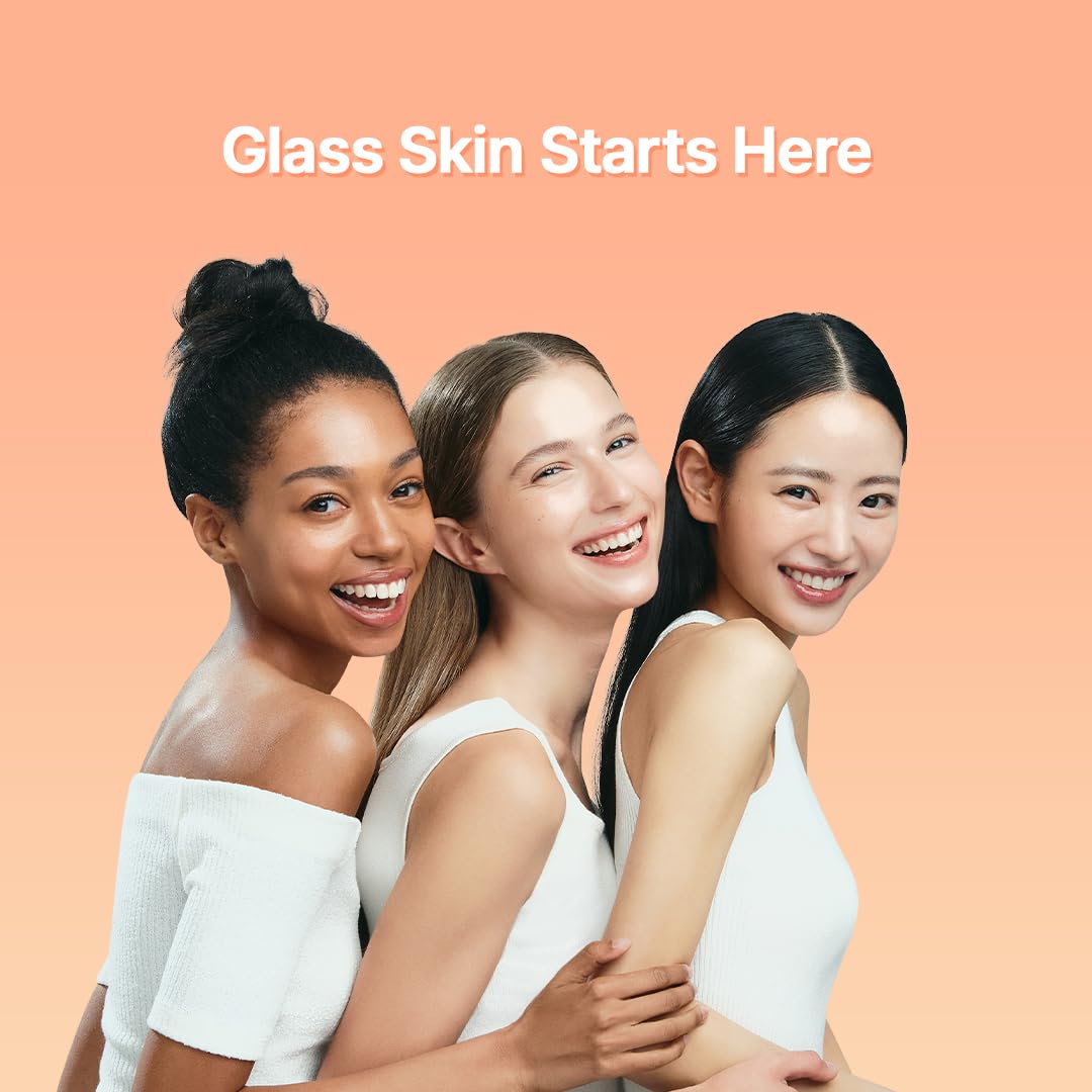 Hanskin Vitamin C Glow Powder Cleanser ready-to-use routine suggests prepping skin for serums
