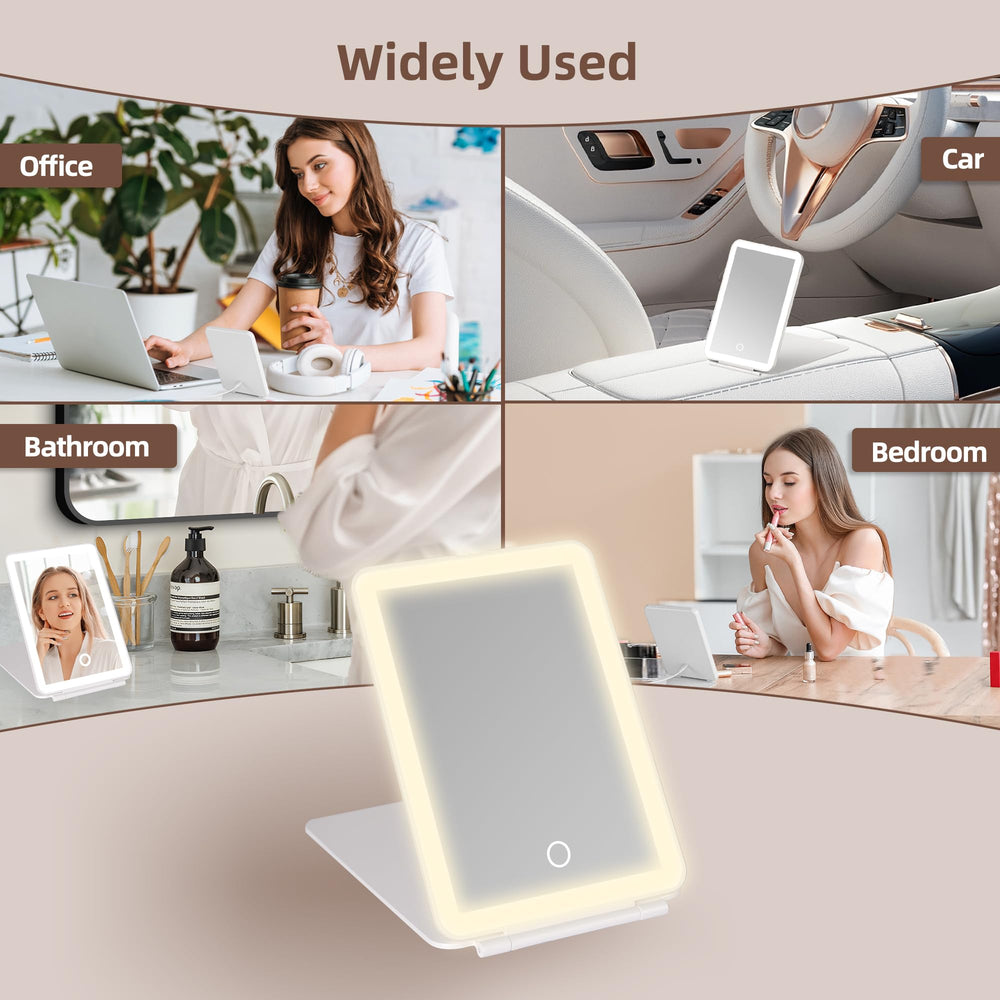 Hansong mirror features secure open lock to protect HD glass during travel.