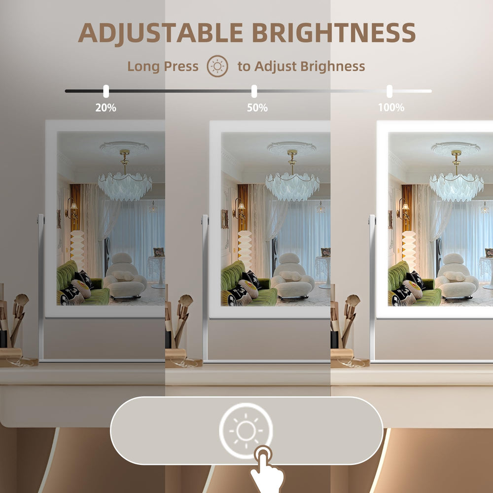 Hansong mirror's detachable 10x magnification aids precise detail work.