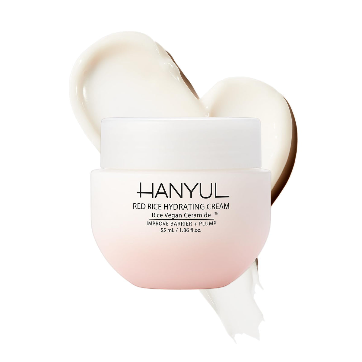 Hanyul Red Rice Hydrating Cream bottle showing deep hydration for radiant, supple skin