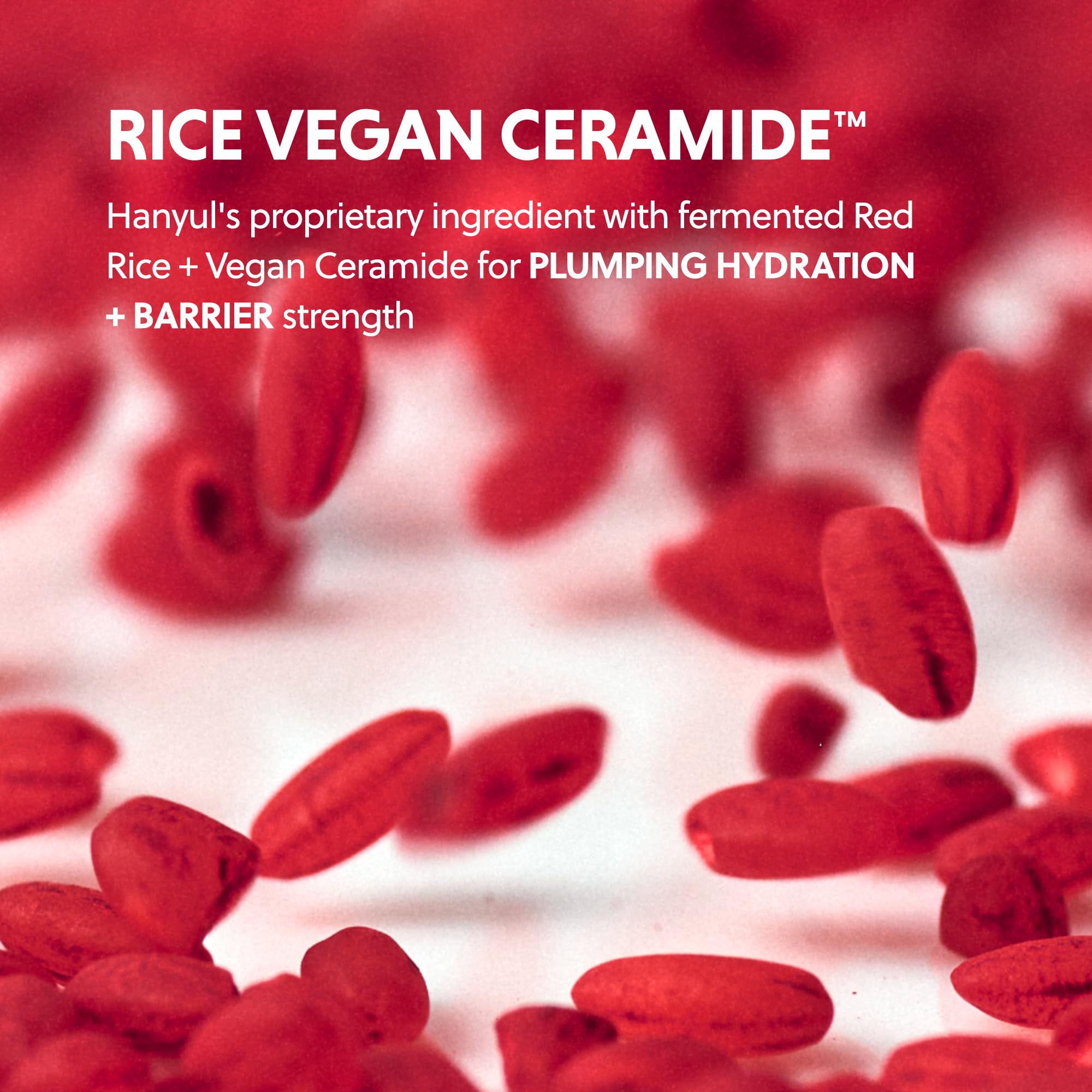 Hanyul vegan ceramide molecule closeup illustrating barrier-supporting hydration
