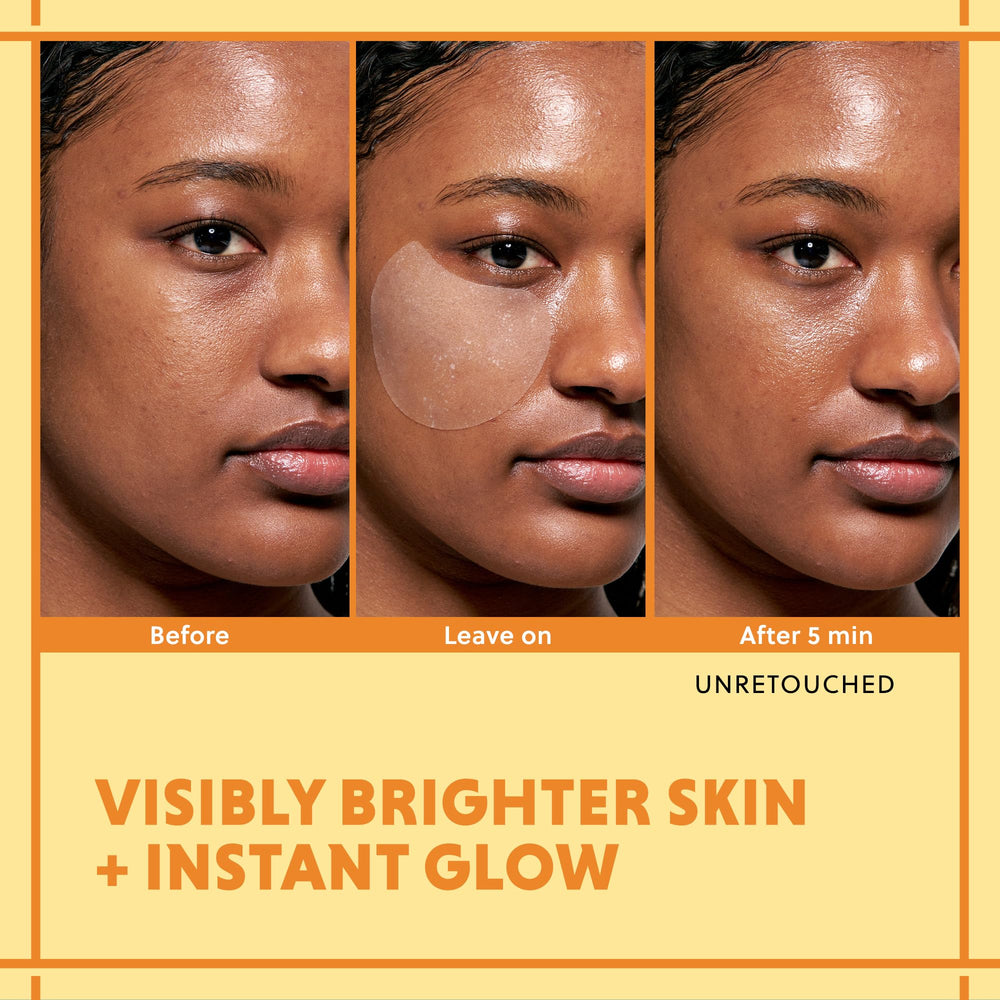 HANYUL Yuja Toner Pads graphic showing vitamin C and niacinamide benefits