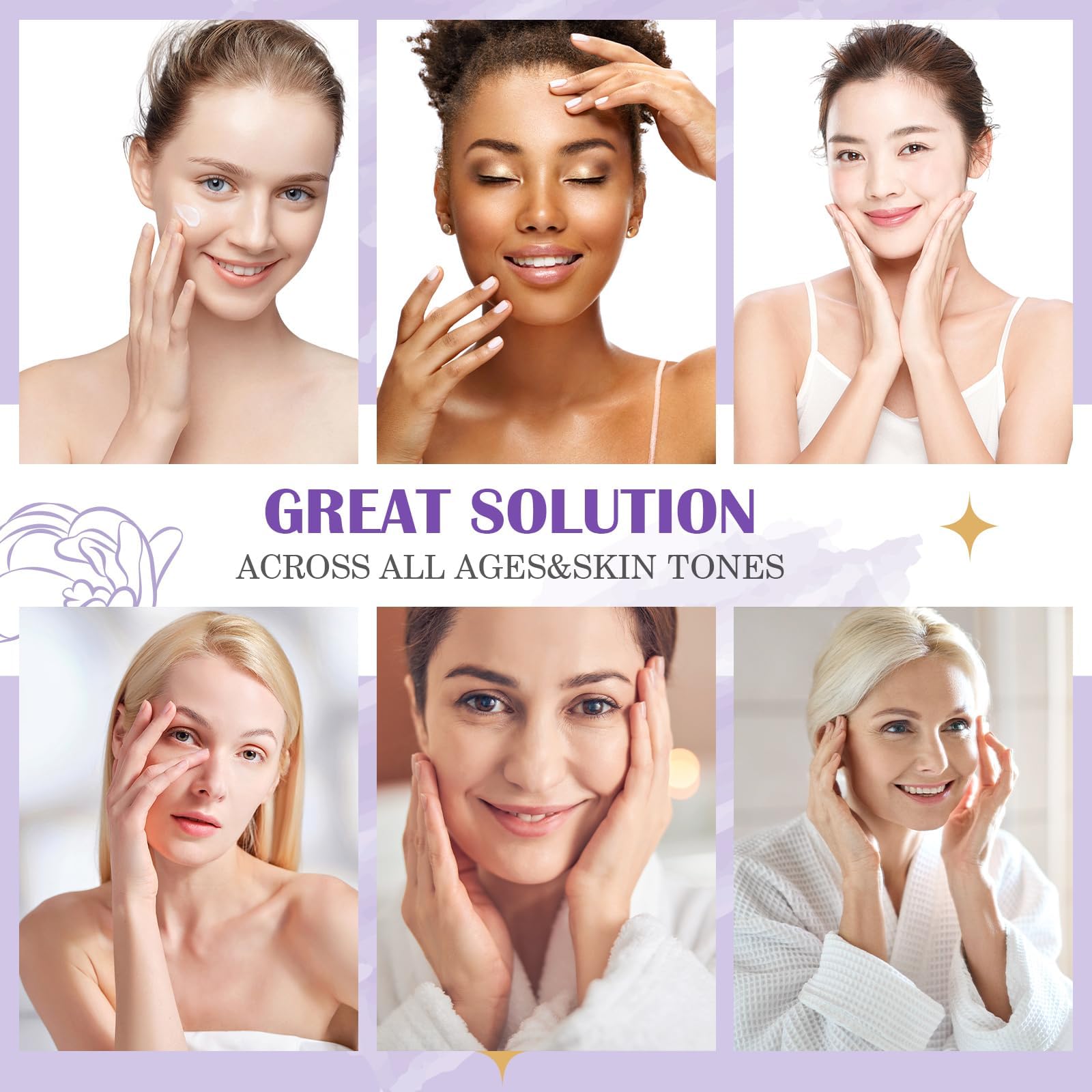 HANYWIL before-after skin closeup hints tone improvement