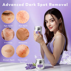 HANYWIL face application image showing gentle coverage that preps skin for makeup.