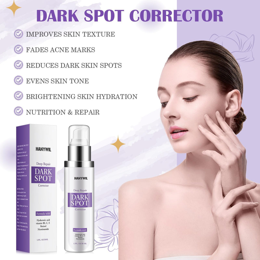 HANYWIL serum dropper releasing formula for deeper pigment targeting
