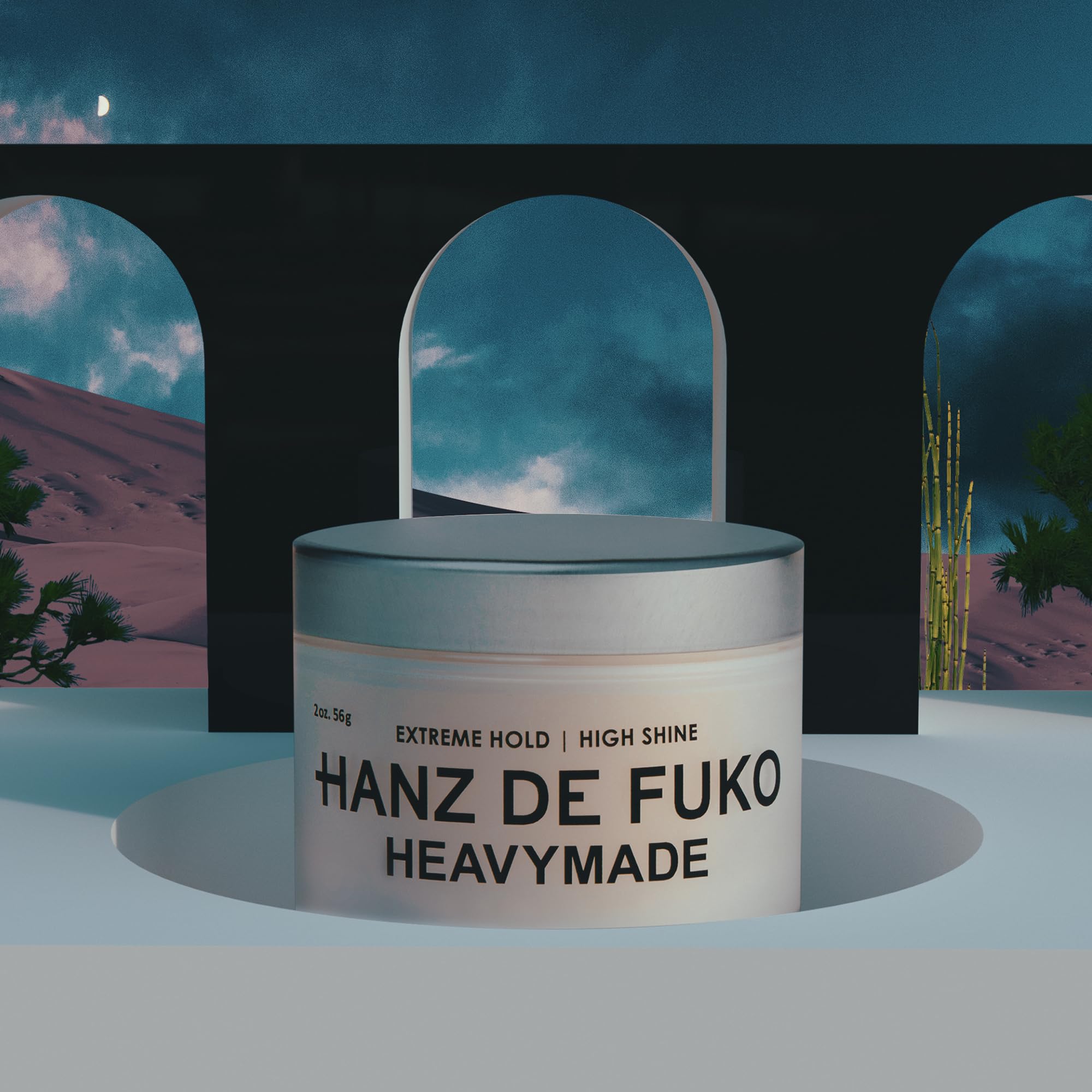 Hanz de Fuko Heavymade nickel-sized portion demonstrates easy application and texture.