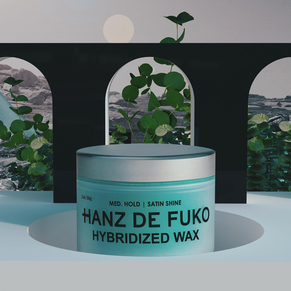 Hanz de Fuko Hybridized Wax ingredients feature jojoba and meadowfoam oils.