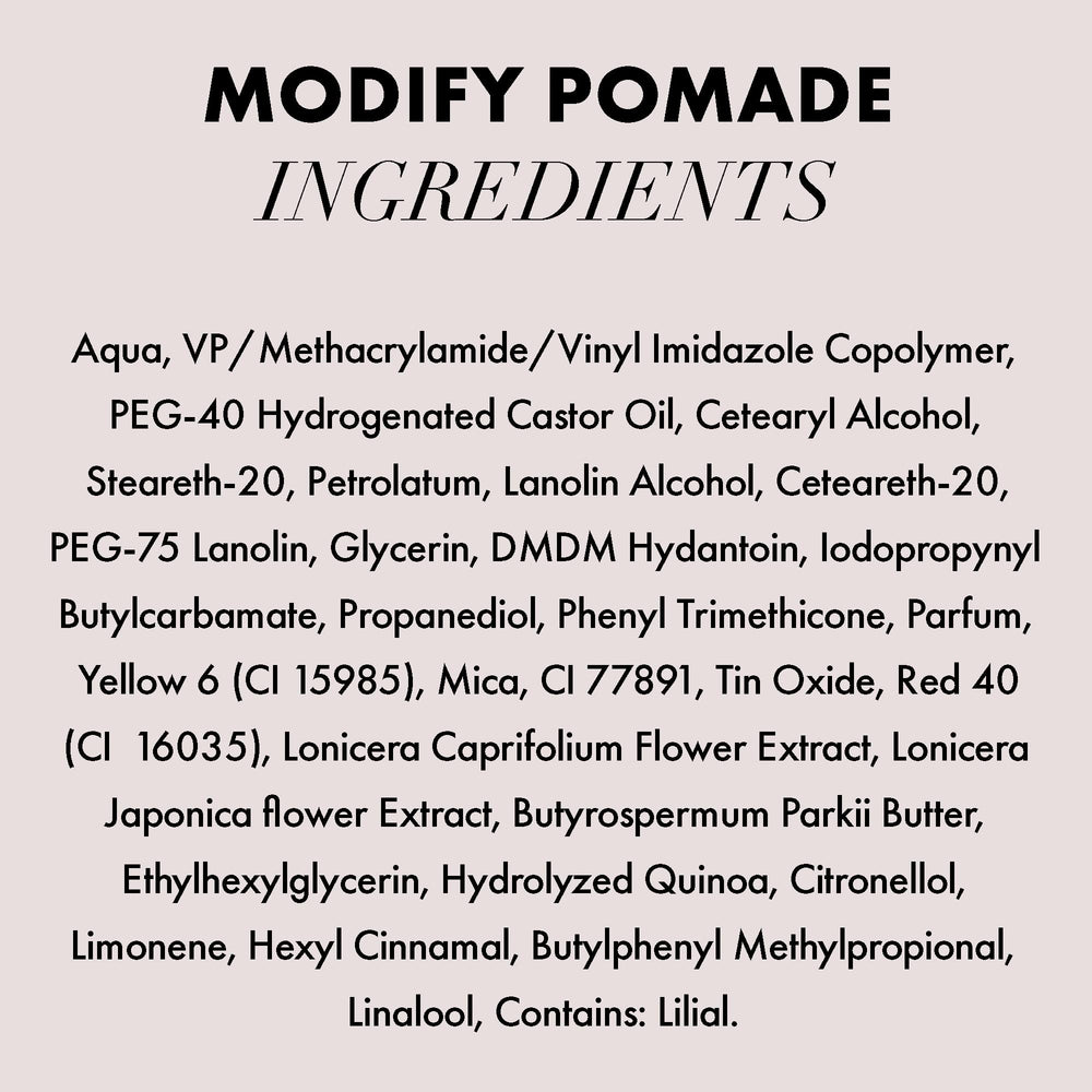 Hanz de Fuko Modify honeysuckle-extract protection reference for gentler styling with less damage.