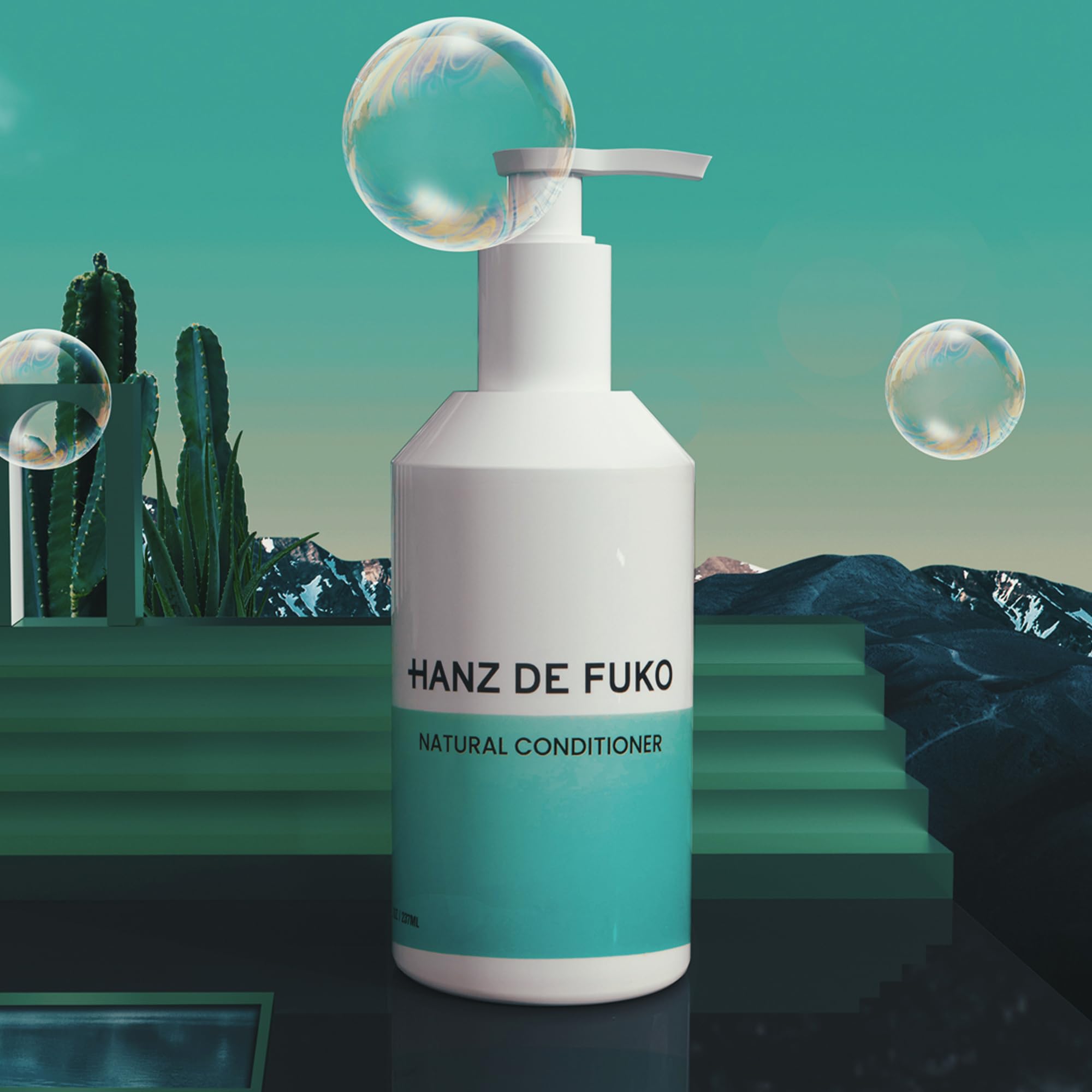 Hanz de Fuko Premium Natural Conditioner white tea soothing scalp relief.
