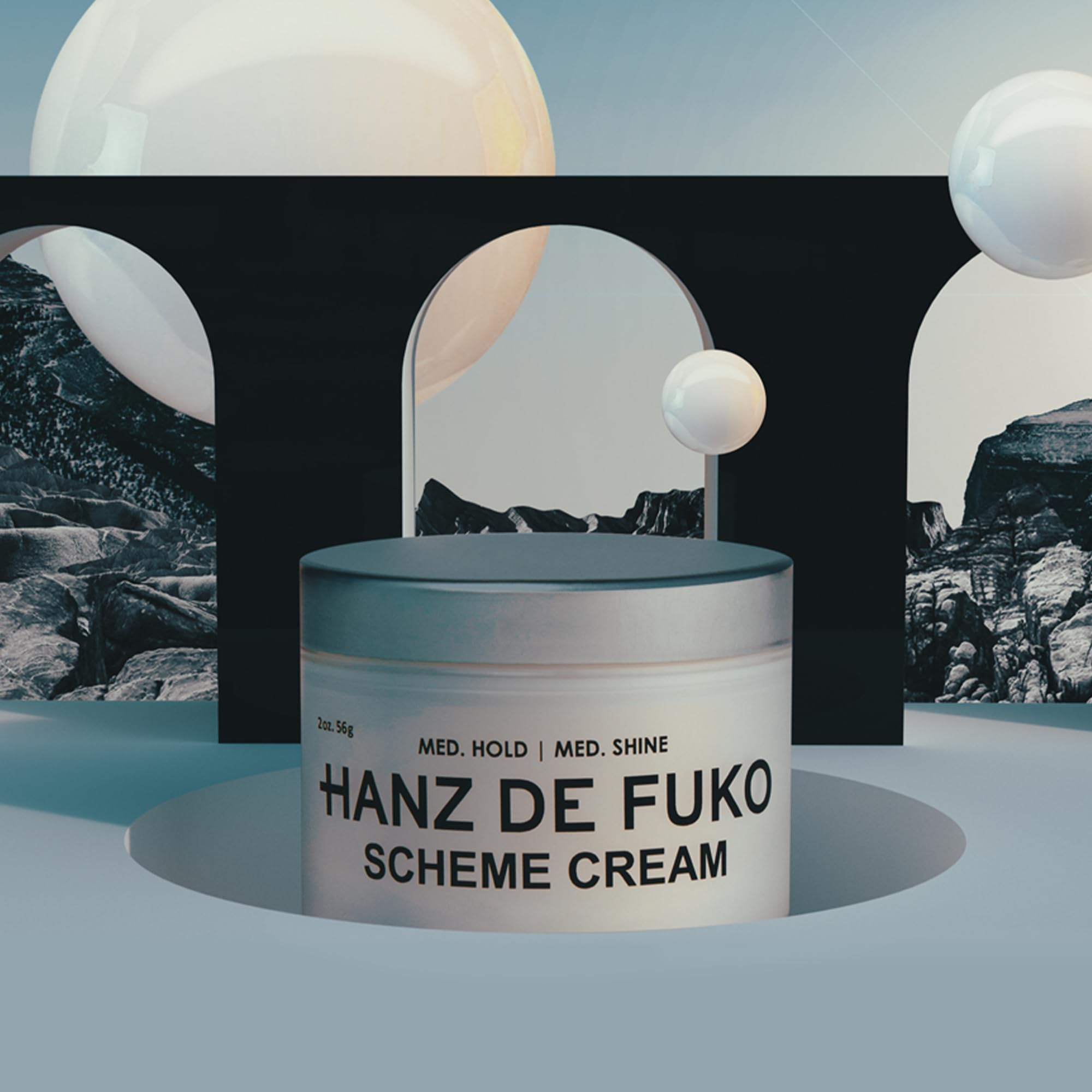 Hanz de Fuko Scheme Cream on wet hair for controlled style