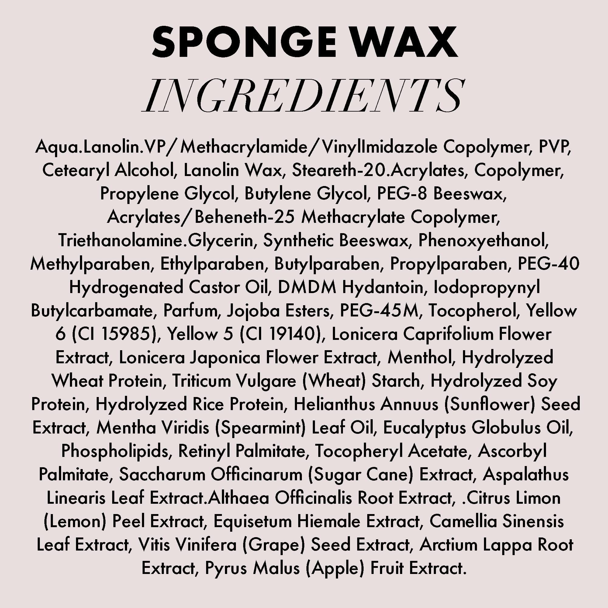 Hanz de Fuko Sponge Wax long-lasting hold for all-day style.