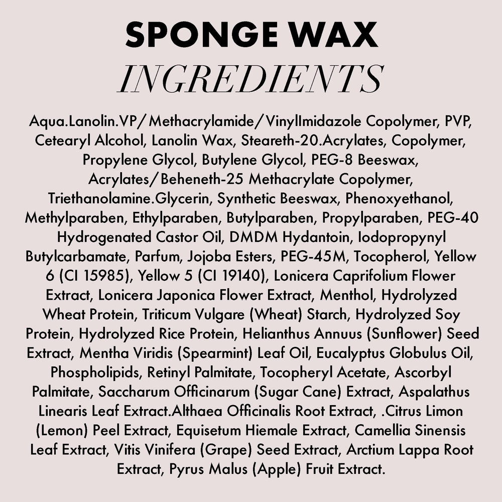 Hanz de Fuko Sponge Wax long-lasting hold for all-day style.