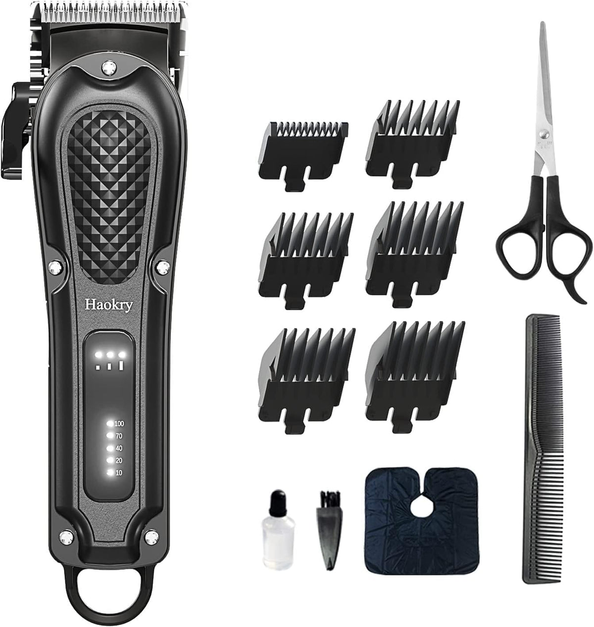Haokry hair clippers cordless-corded use for precise at-home haircuts and grooming versatility