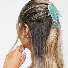 Hapdoo Acetate Hair Clip detail highlights non-slip surface and smooth edges