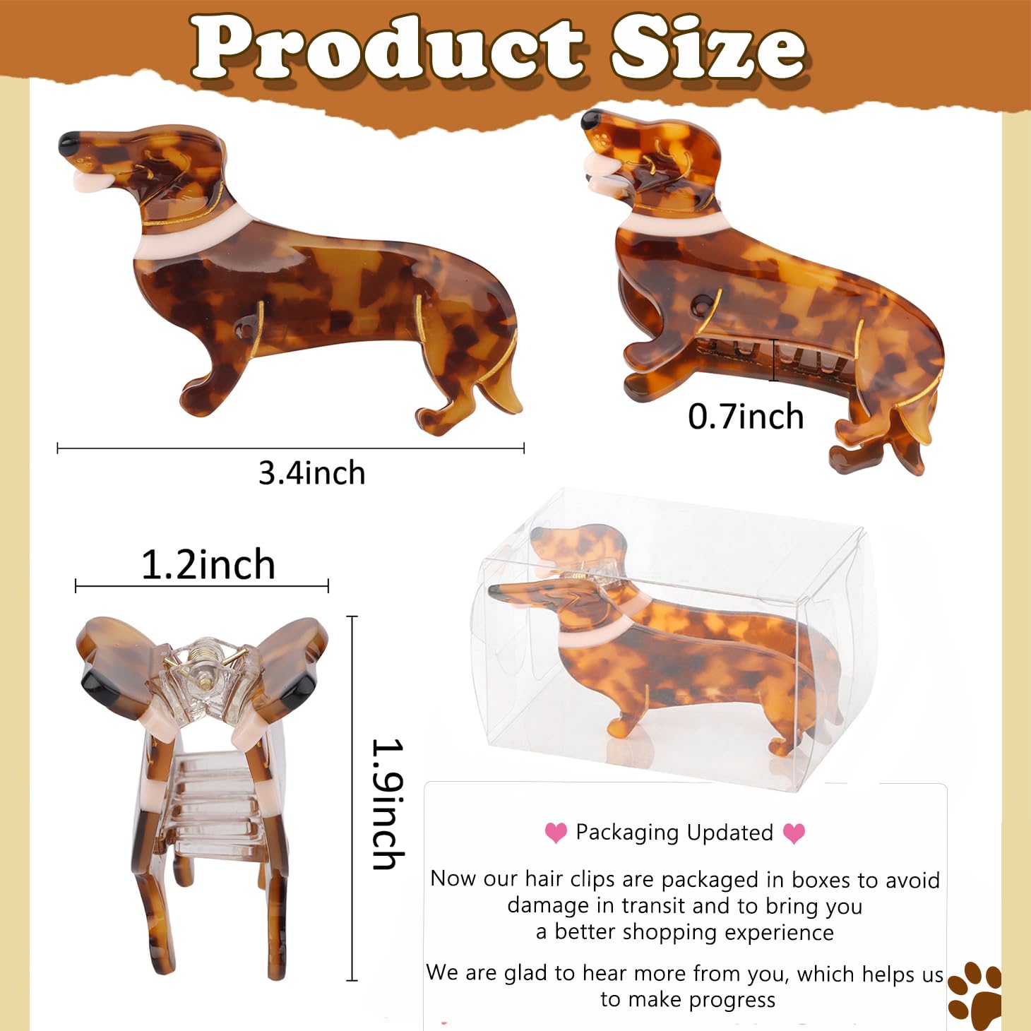 Closeup of Hapdoo dachshund design with secure grip