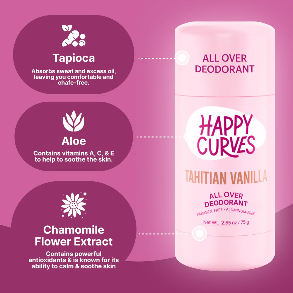 HAPPY CURVES Private-parts protection suitable for all-over body odor control.