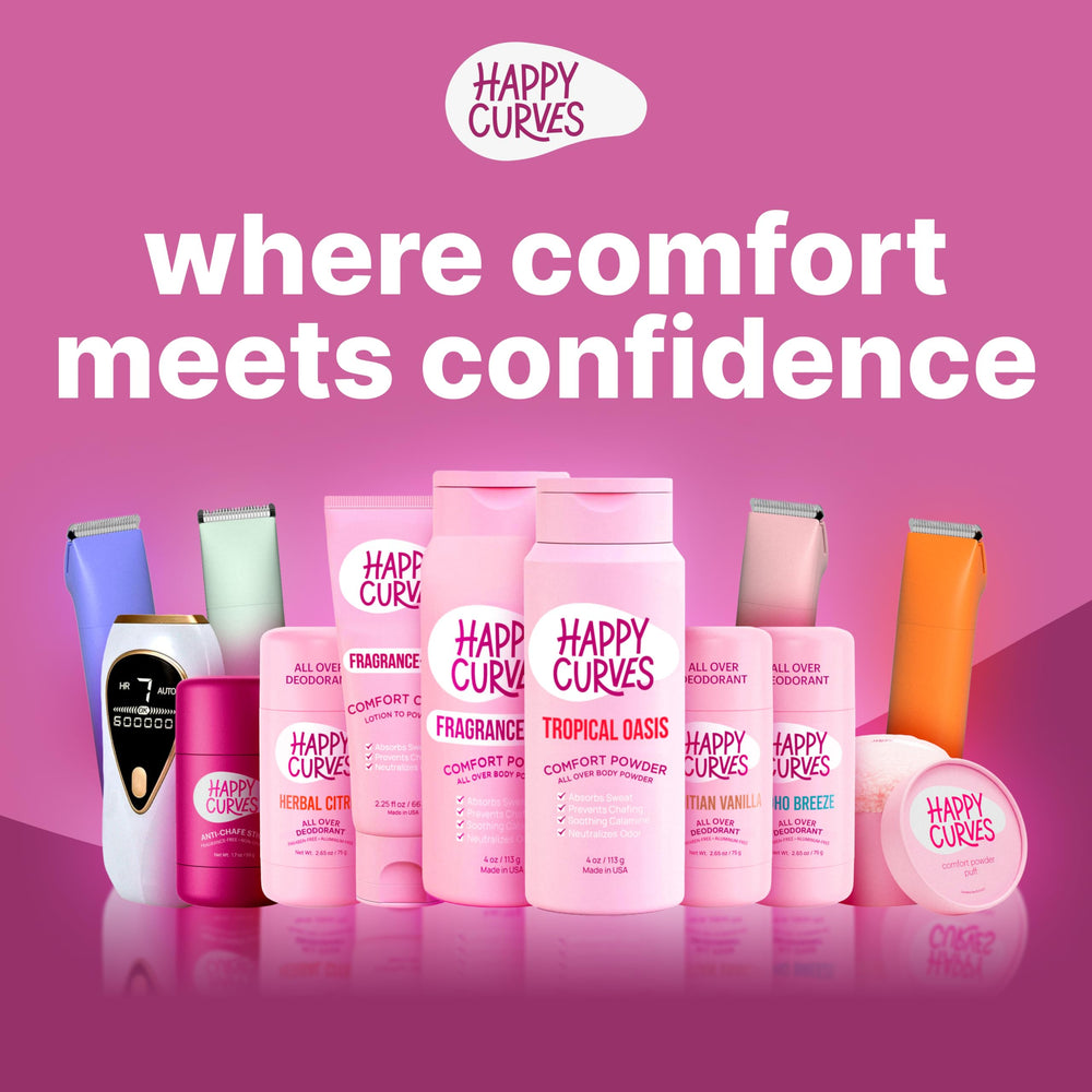 HAPPY CURVES Smoothie 2.0 berry color packaging showcases stylish design