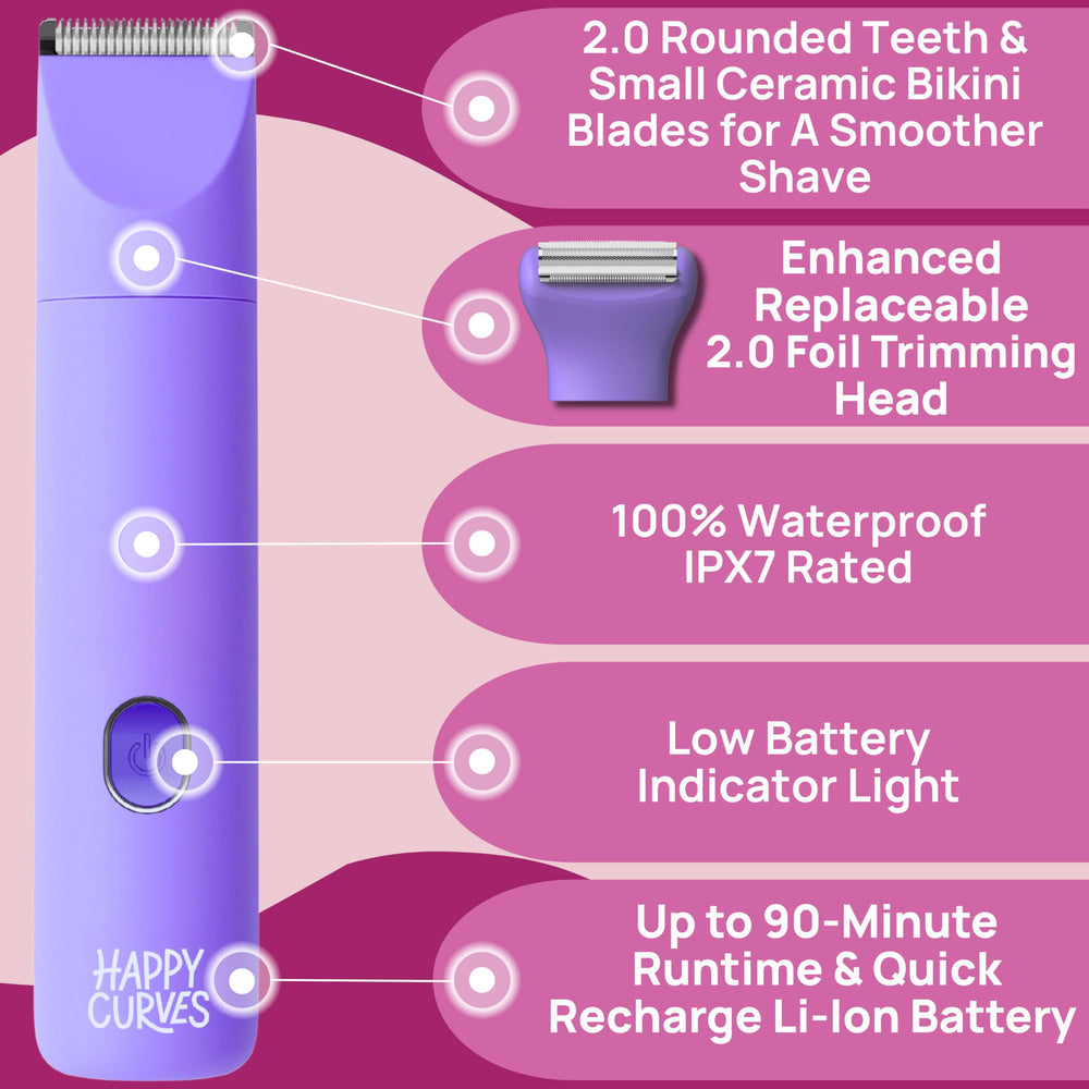 HAPPY CURVES Smoothie 2.0 waterproof for wet and dry grooming sessions