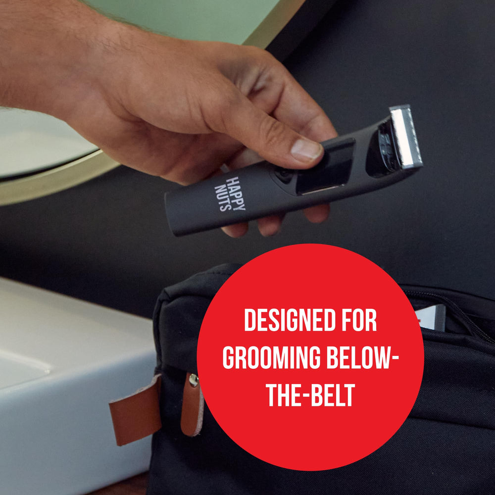 HAPPY NUTS Ballber Pro snap-on blade install enables quick maintenance.