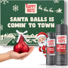 Happy Nuts Comfort Powder tub for chafing prevention and all-day dry comfort