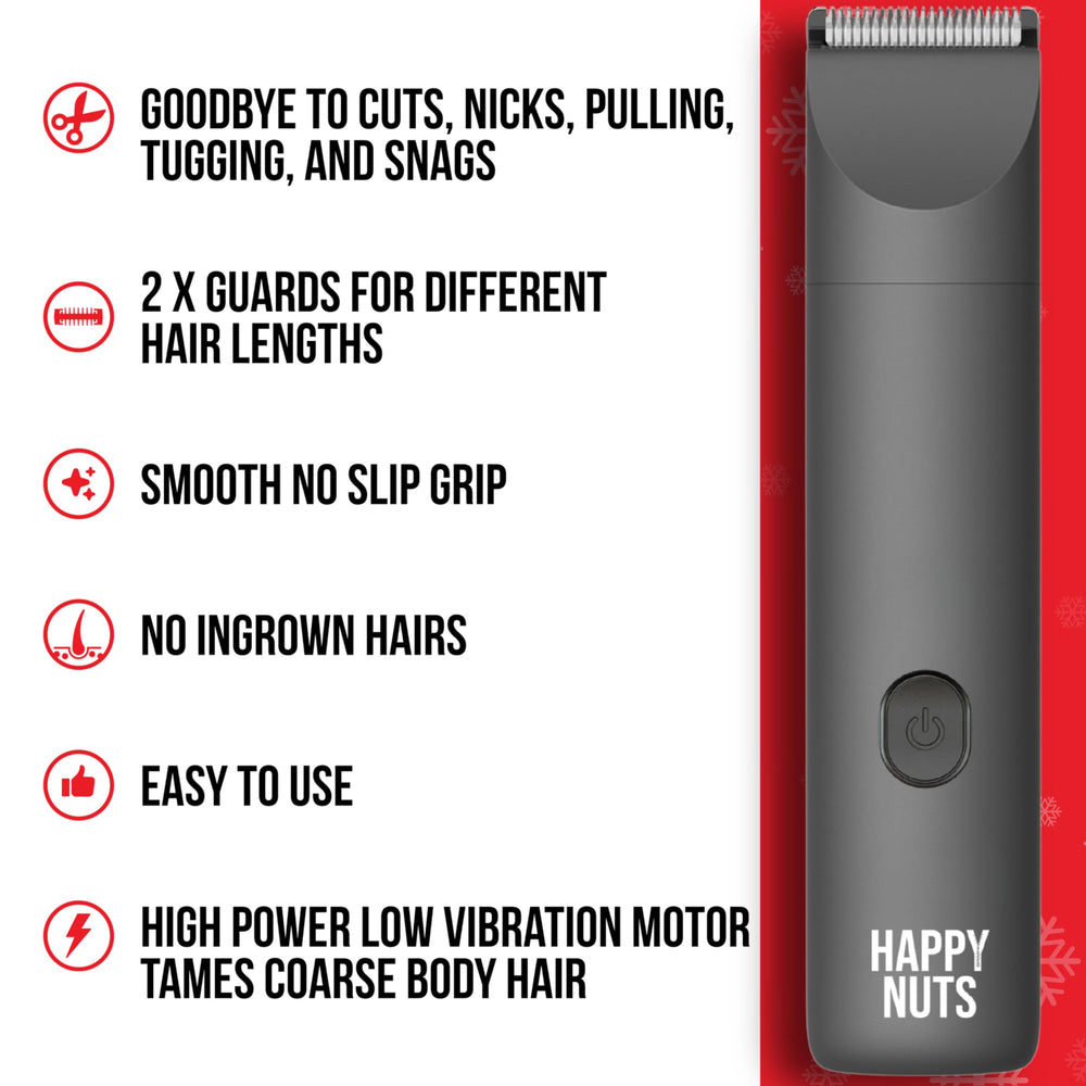 HAPPY NUTS Lumberjack 2.0 multi-zone grooming for head-to-toe trimming.