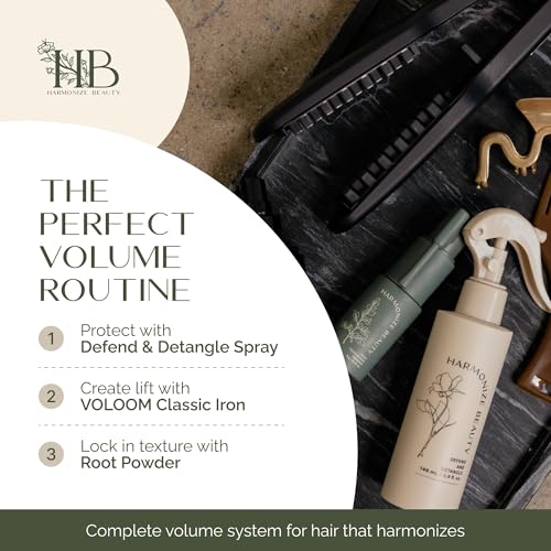 Harmonize Beauty VOLOOM is travel-friendly for on-the-go styling.