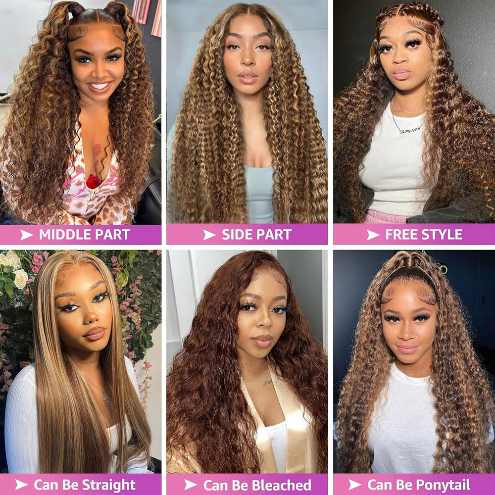 Harmsh 30inch wig worn for long, elegant daily wear and events.