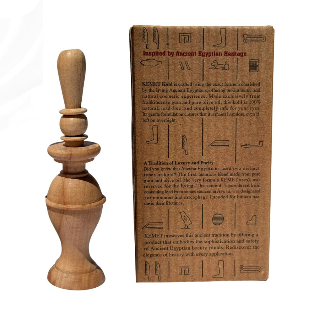 HARRAZ Kemet Pharaoh packaging highlights handmade craftsmanship and heritage.