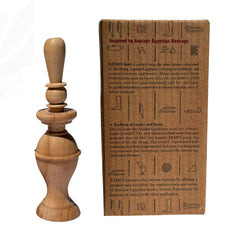 HARRAZ Kemet Pharaoh packaging highlights handmade craftsmanship and heritage.